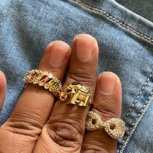 Petra’s Rings and Earrings